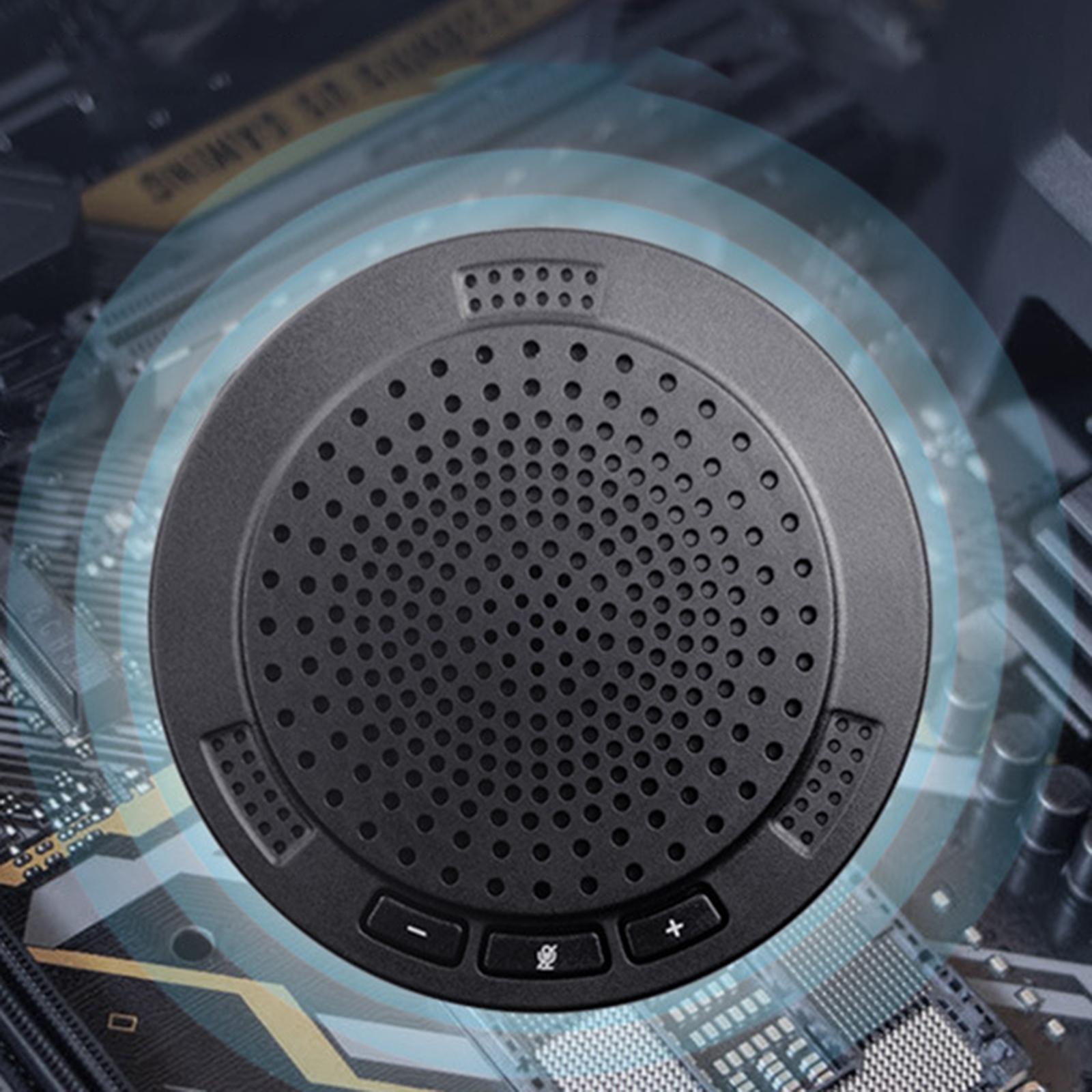 Conference System Pickup Sensor Buttons Condenser Interview Omnidirectional Microphone Business Supplies for Recording