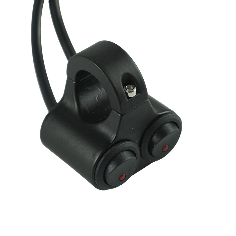 Aluminum Alloy 22mm 24mm Motorcycle Switches Handlebar Mount Switch Headlight Hazard Brake Fog Light ON OFF With Indicator Light