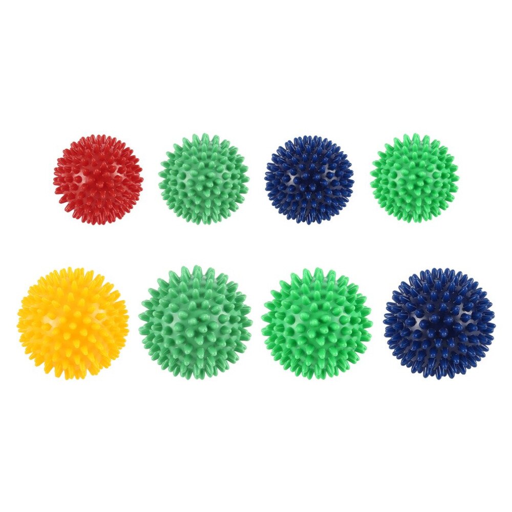 6-8 Cm Duurzaam Pvc Spiky Massage Bal Trigger Point Sport Fitness Hand Foot Pain Relief Fasciitis Plantaris Reliever egel Bal