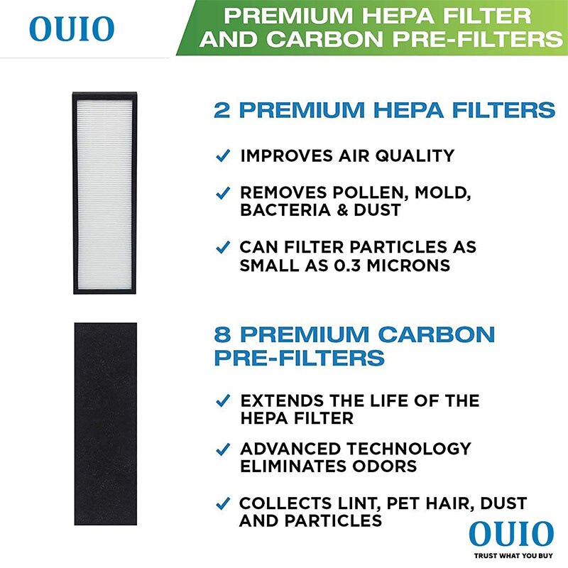 Ouio Filters Compatibel Met Germguardian Luchtreiniger FLT4825 Serie Vervanging Filter B En Model AC4825 AC4820 AC4300 AC4800