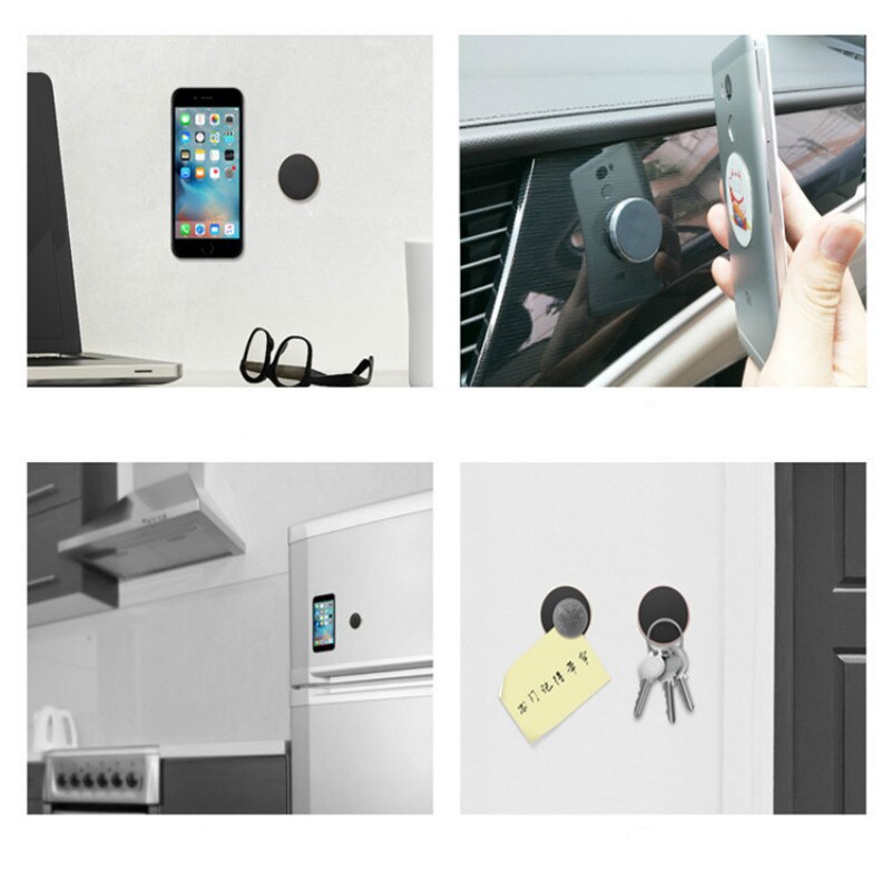 1PC support de téléphone de voiture magnétique tableau de bord aimant support de téléphone portable support de volant support mural magnétique pour iPhone Samsung