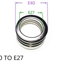 E40-E27 Lamphouder Converter E40 turn OM E27 Lamp adapter E40 turn in E27 houder verandering te E40 base verandering in E27