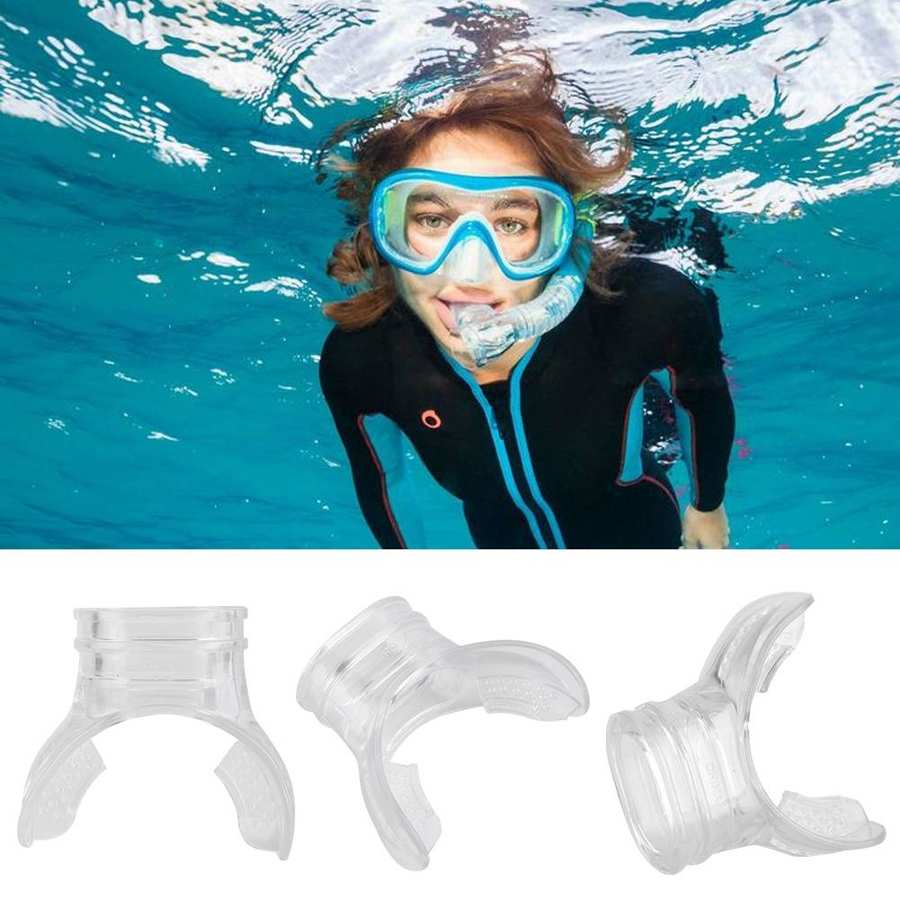 Embout buccal en Silicone, cylindre de plongée, tuba, morsure, équipement de respiration