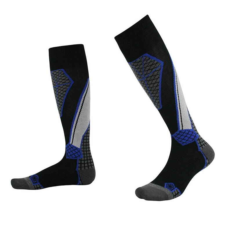 Winter Warme Dikke Fietsen Sokken Mannen Vrouwen Outdoor Sport Snowboard Klimmen Camping Wandelen Ski Wollen Sokken Kousen Mj: Blauw / S