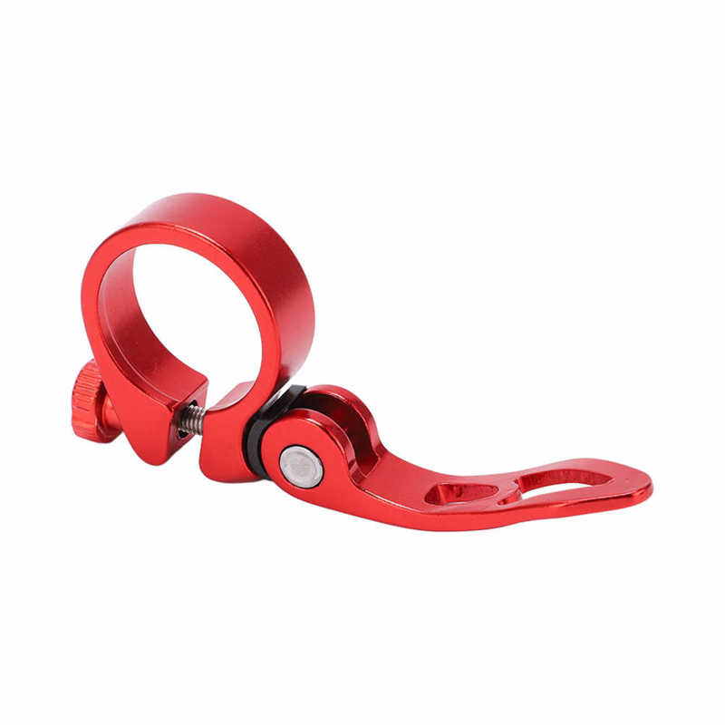 Mtb Bike Zadelpenklem Quick Release Zadel Pole Clip Aluminium Legering Fiets Zadelpen Clip Mount 31.8Mm 34.9Mm