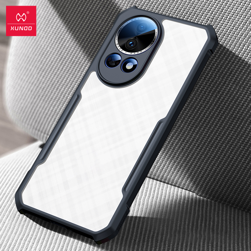 Xundd For Huawei Nova 13 12 13 Pro Case,Airbag Shockproof Shell,Acrylic+TPU Back Clear Camera Protection Phone Cover: For Nova 12