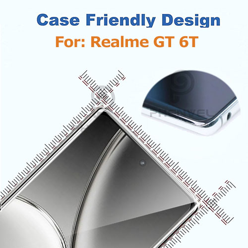 3D Protective Glass For Realme GT NEO 6 Full Glue Screen Protector Anti Shatter GT 6T Tempered Glass Film: Glazed