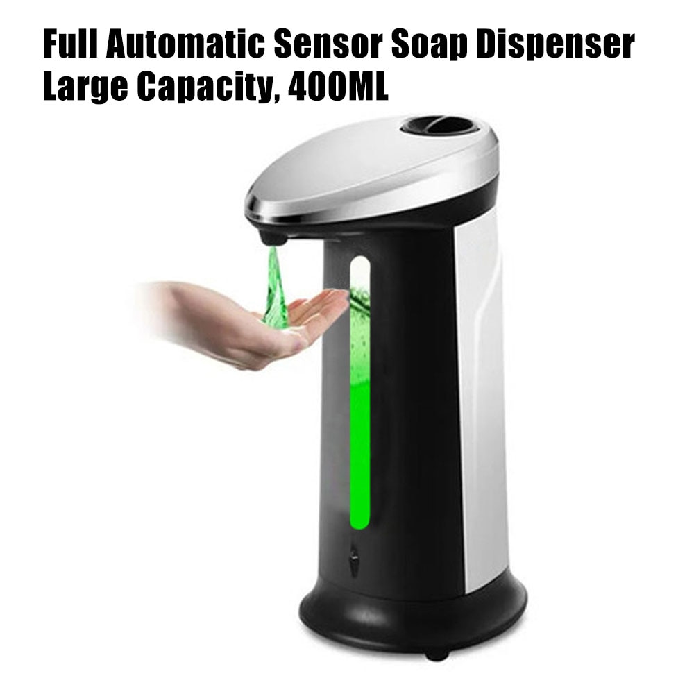 400ml Automatic Liquid Soap Dispenser Shampoo Dispenser Smart Sensor Touchless Dispenser For Kitchen Bathroom Accessories