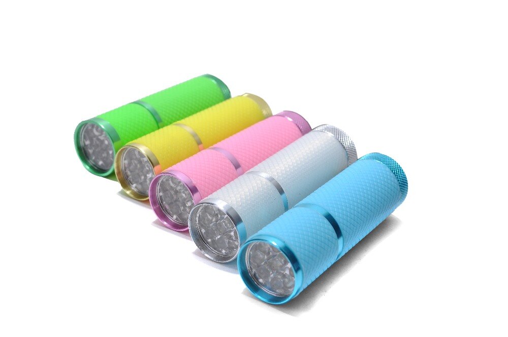 Brand 1PC- UV Gel Nail Dryer Curing led Lamp light Acrylic Gel Battery power Magic use for hand finger nail tools