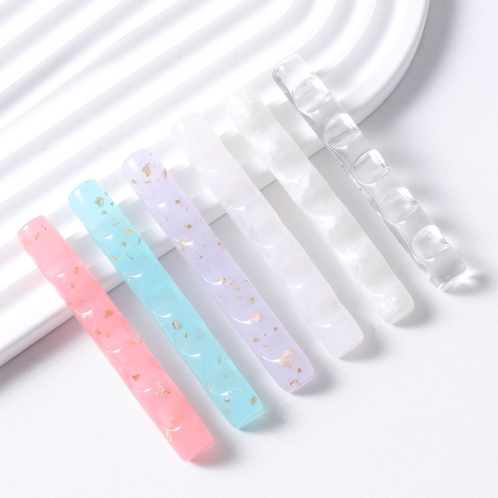 5-raster nagelborstelhouder standaard salon pennenrek accessoire borstels voor manicure gereedschap acryl nail art borstelhouder drager opslag