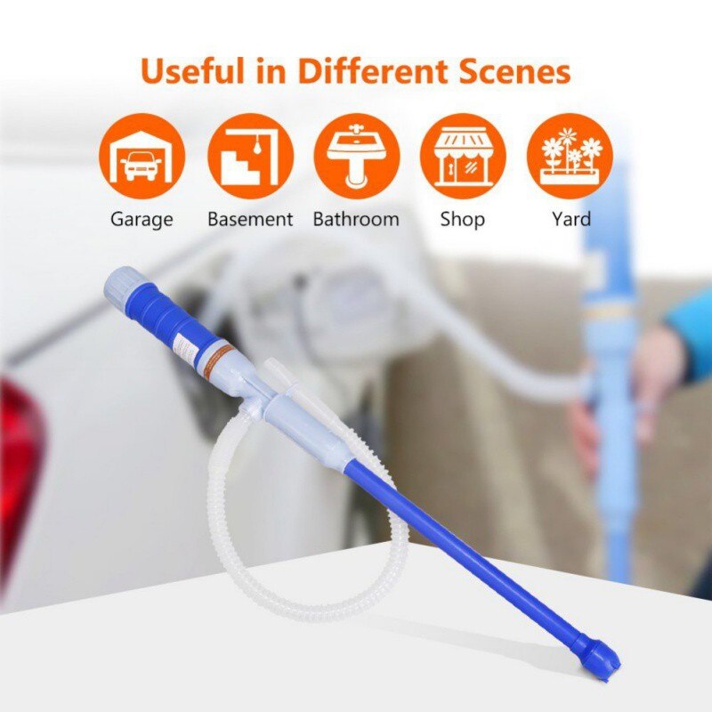 Battery-Operated Liquid Turbo Pump Cordless Pvc Transfer Pump Automatic Powered Portable Liquid Turbo Pump-Red