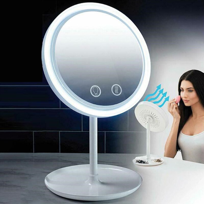 Mirror With Led Light Makeup Mirror Stand For Cosmetics Dressers Led Mirror With Light Side Mirror Folding Set