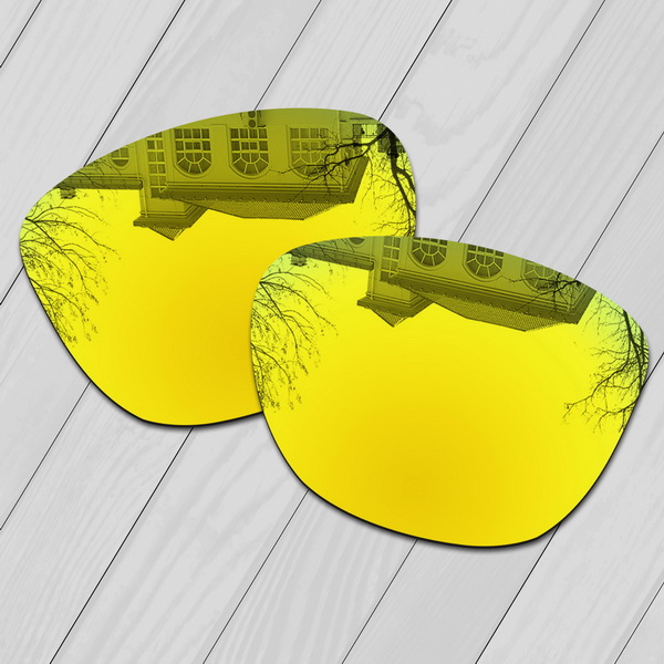 Eos polariserade förbättrade ersättningslinser för oakley frogskins  oo9013 solglasögon - flervals: 24k gyllene