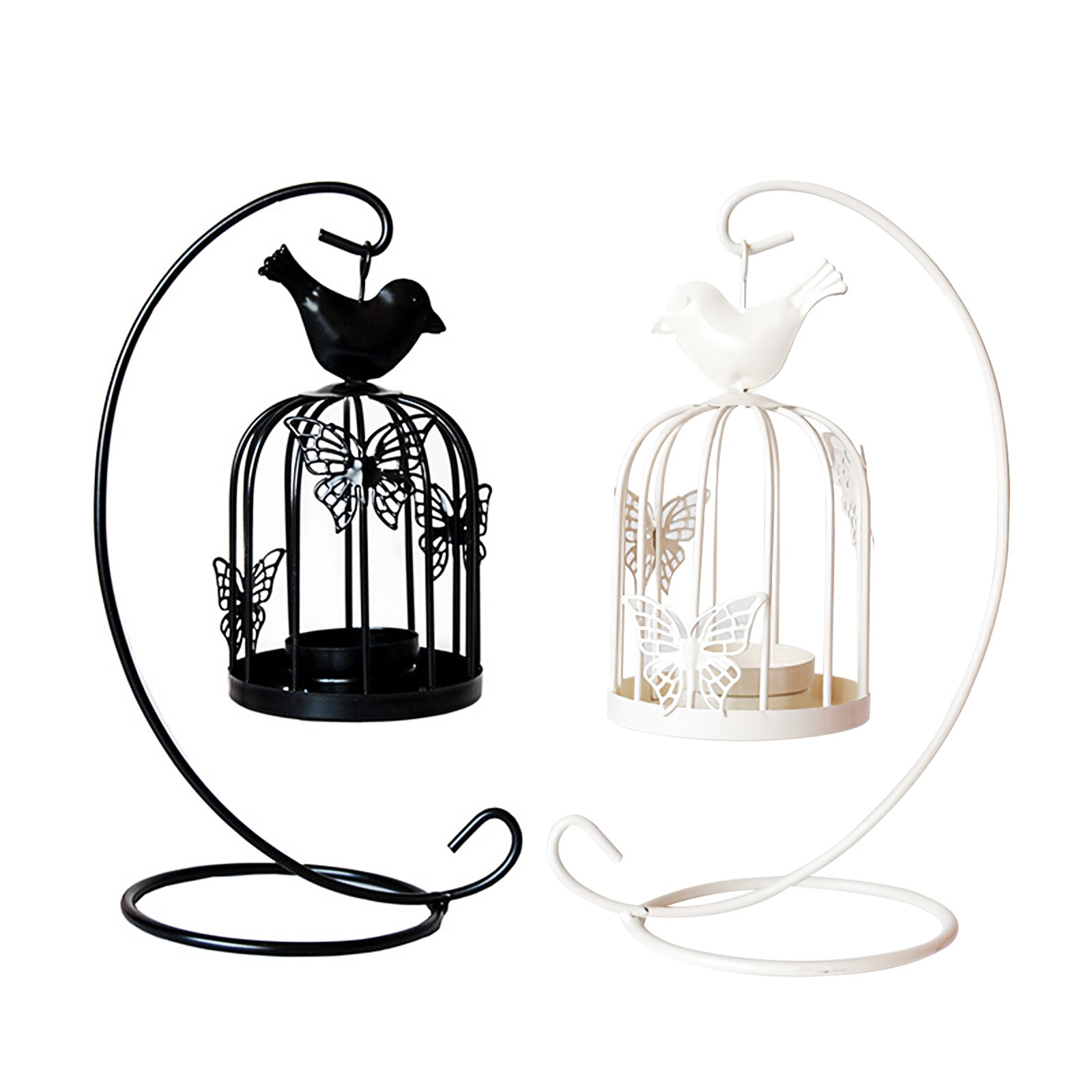 Large Antique Decorative Bird Cages Hand Made Classic Iron Birdcage For Wedding Decoration: B