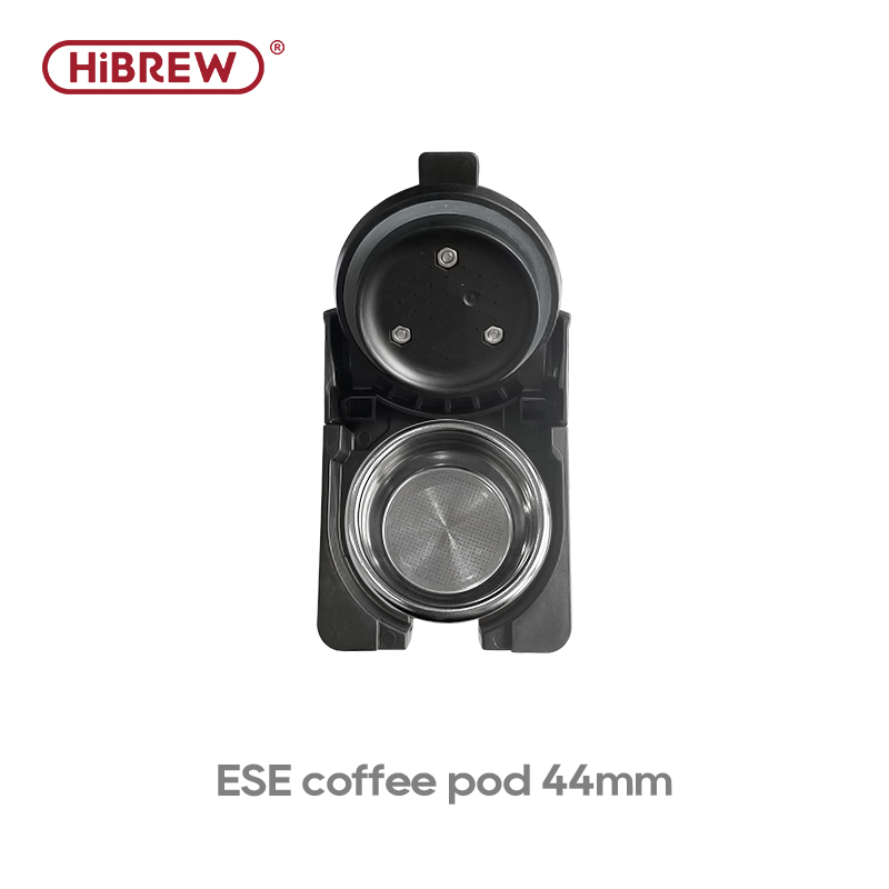 HiBREW H2A & H2B macchina da caffè capsula adattatore sistema parti per Nespresso o Dolce gusto o caffè macinato o ESE baccello o Caffitaly: Argento
