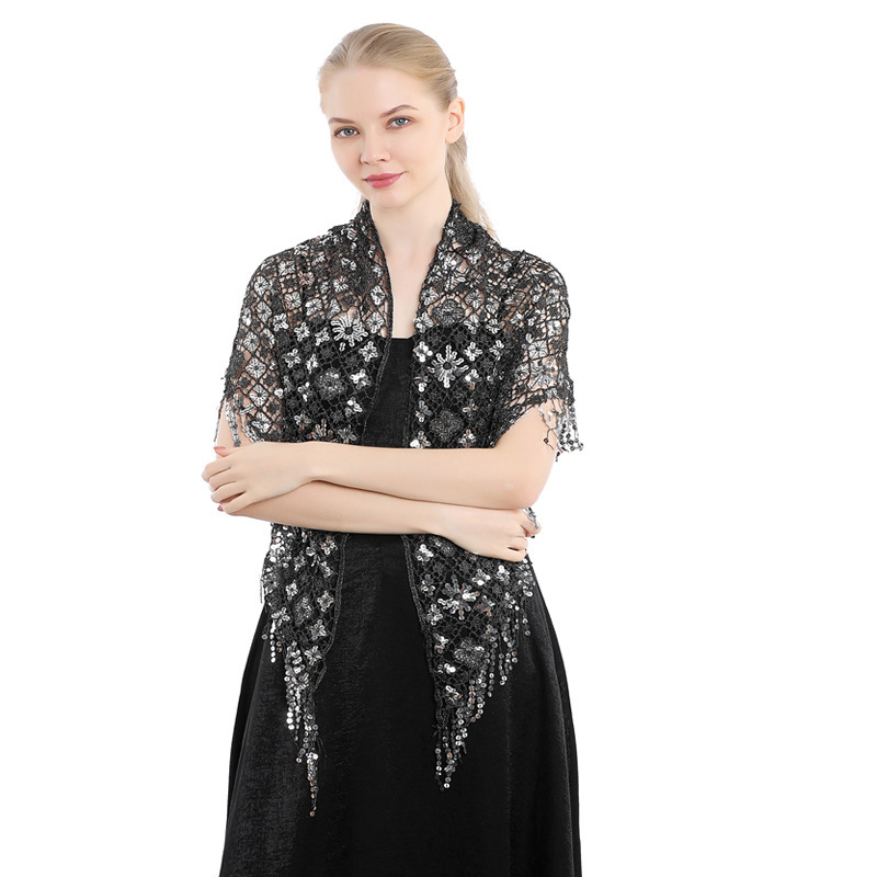 Bolero de encaje para mujer, chal con cuentas, accesorios de boda