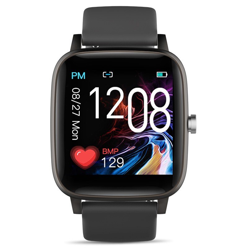 Amazfit Bip Lite Smartwatch Bluetooth 5.0 Global Versie IP67 Waterdicht 1.4Inch Hartslag Sleep Monitor Smart Band Hd Scherm: Black