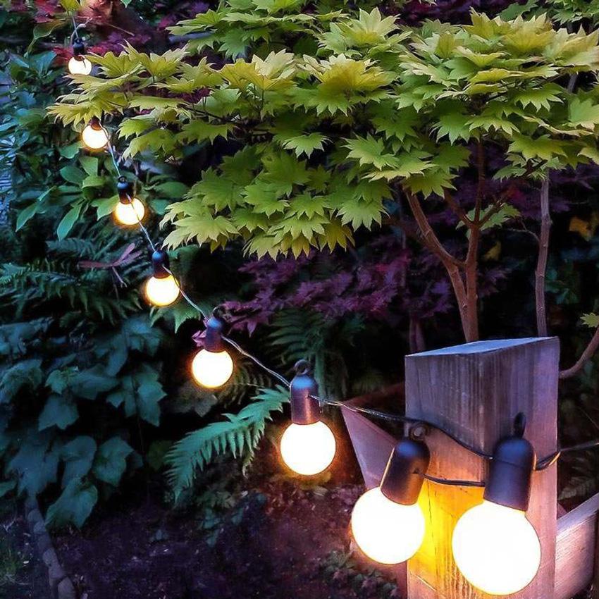 LumiParty Waterdichte Led Globe Lamp Licht String Fairy Lights Kerstmis Tuin Garland Party Decoratieve Outdoor LED Lamp