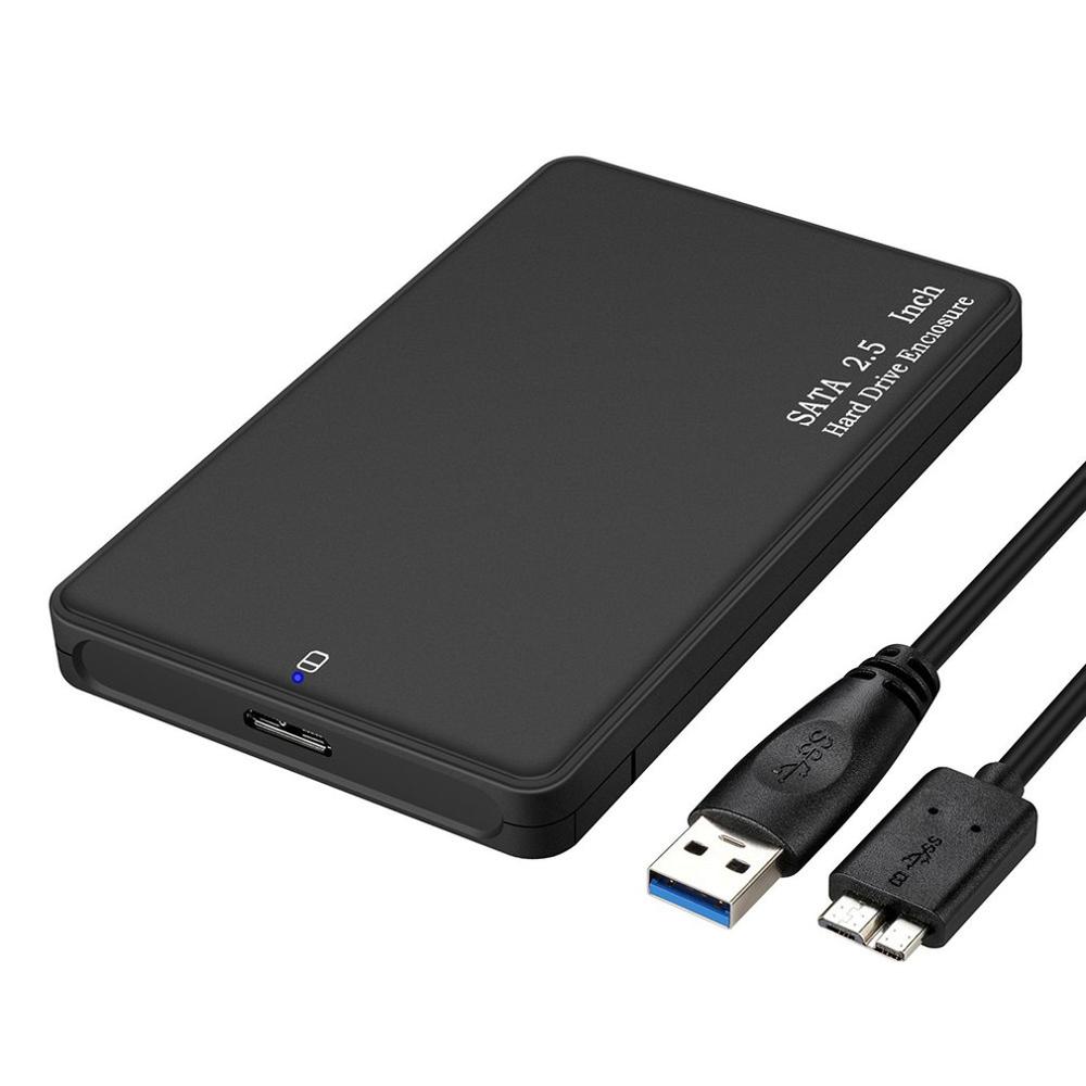 2.5 inch HDD SSD case Sata to USB 3.0 adapter 5Gbps hard drive case housing support 2TB HDD disk for WIndows Mac OS