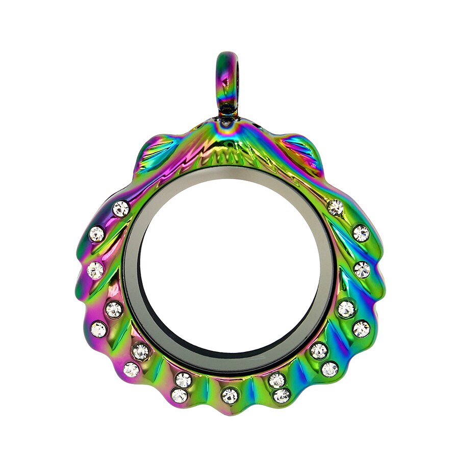 Medallón de cristal flotante para mujer, colgante de cristal con recuerdo de vida, fabricación de joyería, accesorios para , 1 unidad: 23