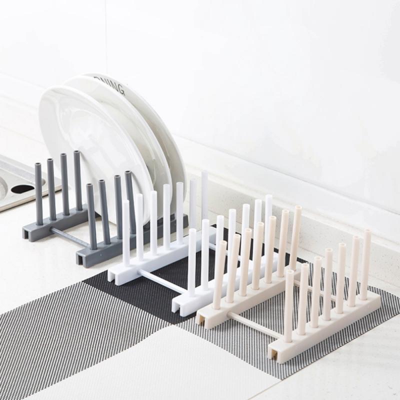 1PCS kitchen Sink Drain Rack Storage Organizer Dish Drying Rack Holder Shelf Drainer Plastic Plate Cups Stand Display Holder