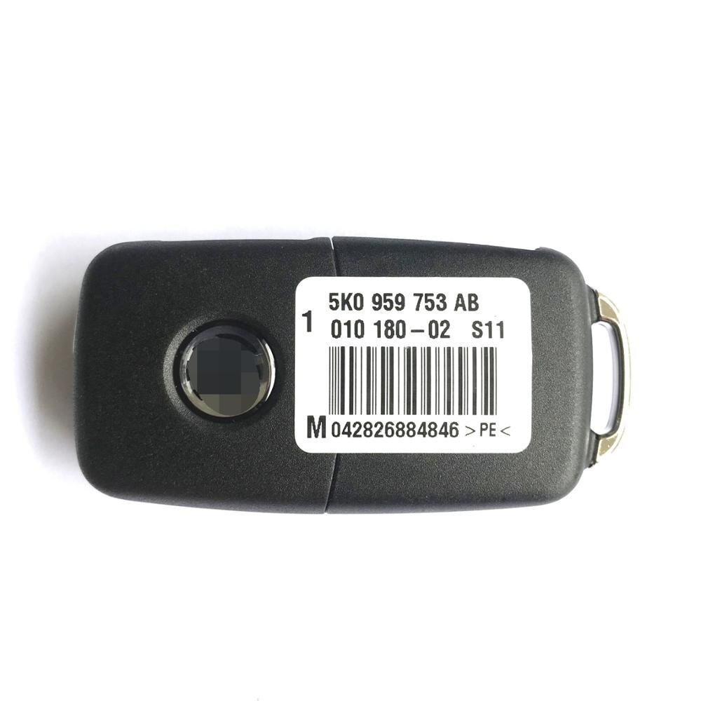 Original 3 Buttons 434 MHz Remote Key For VW Golf Jetta - 5K0 837 202 AD with 48 Chip