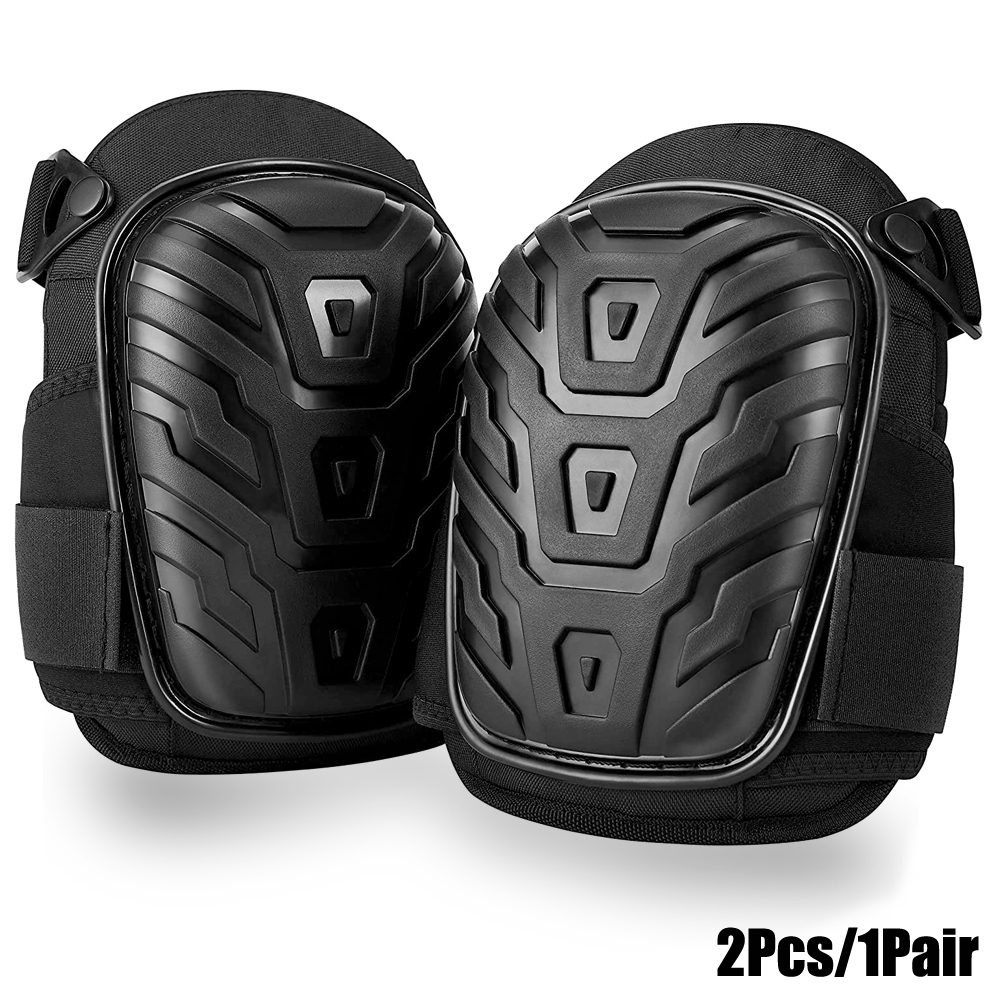 Work Knee Pads with Gel Padding Adjustable Straps Protect Good Shock And Cushioning Knee Pads for Gardening Construction Worker: YELLOW
