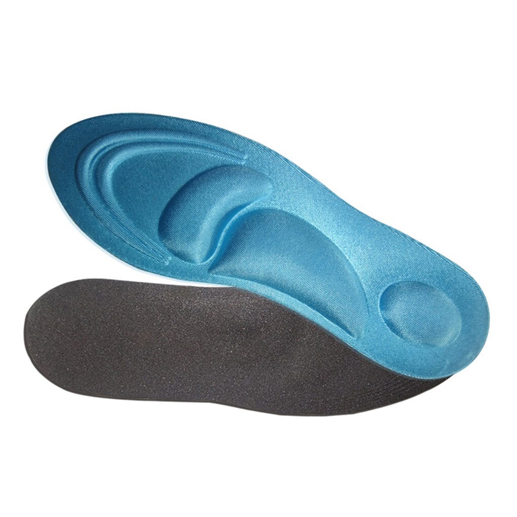 4D Orthesen Einlegesohlen Flache Füße Arch Support Memory Foam Einlegesohle Schuh Pad Sport Atmungsaktive Füße Kümmern Komfort Accessoire Chaussure: Blue women