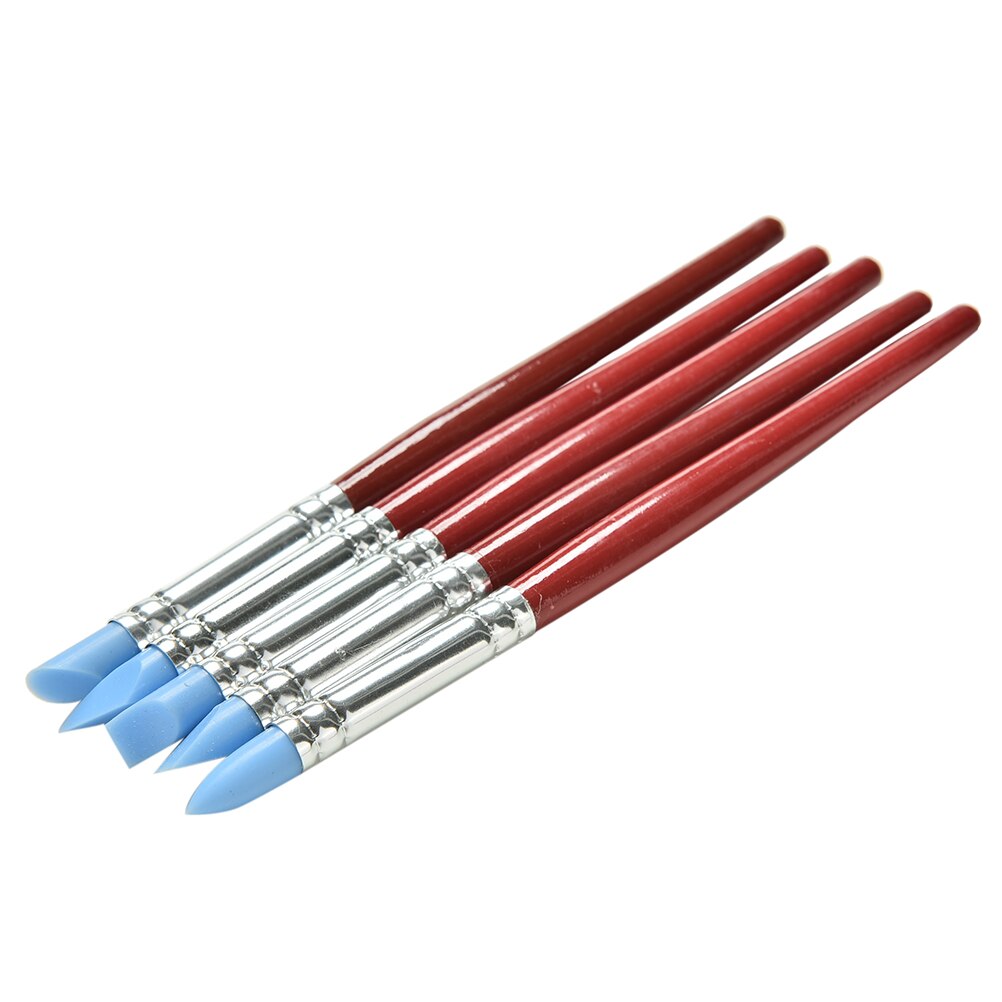 5x Siliconen Rubber Klei Shaper Beeldhouwen Fimo Polymer Modellering Aardewerk Tool