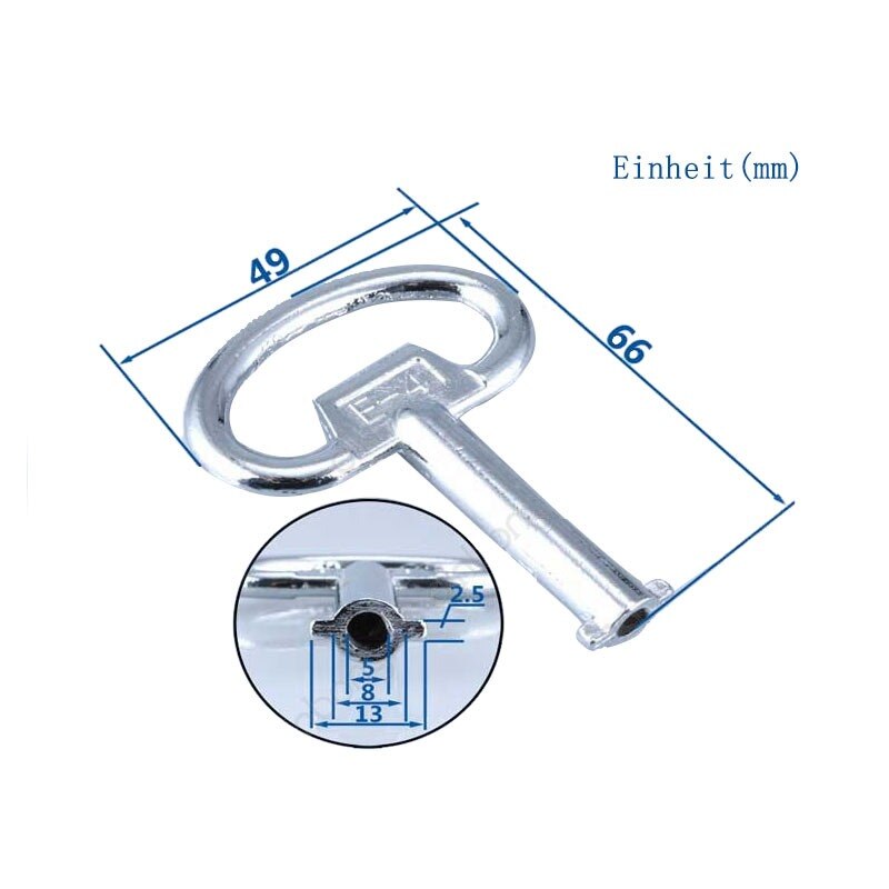 1PC Universal Key Multifunction Wrench Metro Trains Key Lock Elevator Door Key Electric Cabinet Keys For Triangular Panel Lock#: M   Type S