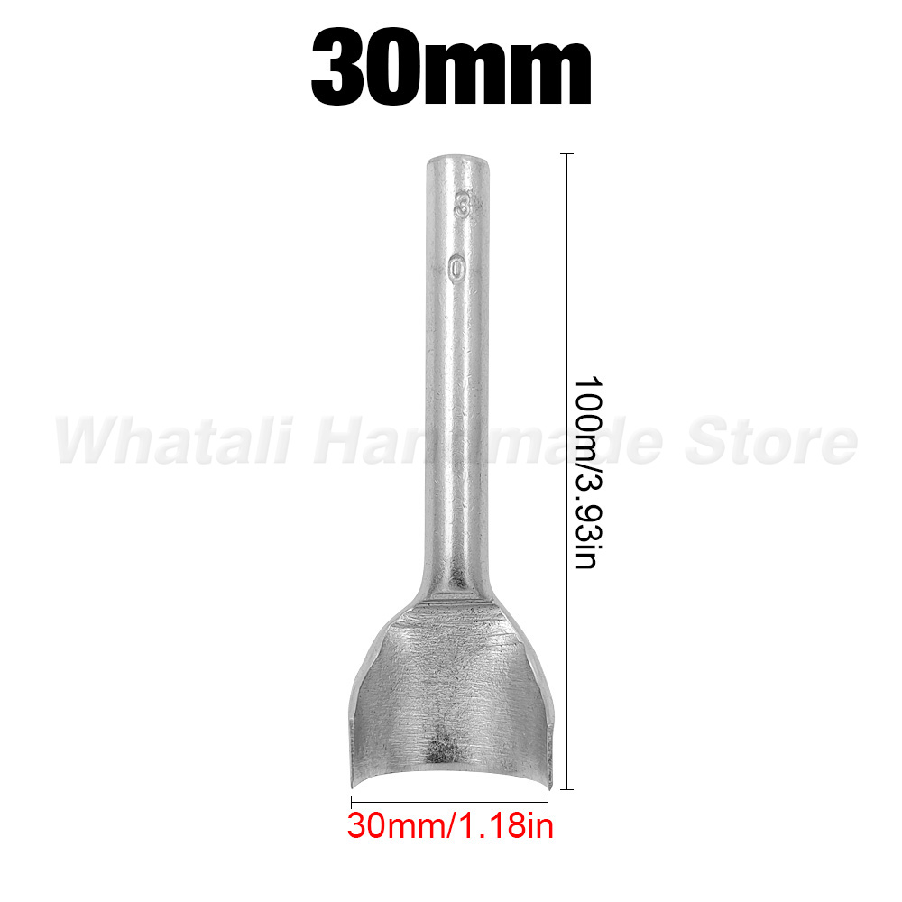 Perforadora semicircular de 3-50mm, perforadora en forma de arco para correa de cinturón, cinturón de cuero, cortador de esquina de cuero semicircular, herramientas artesanales, 1 ud.: Azul oscuro
