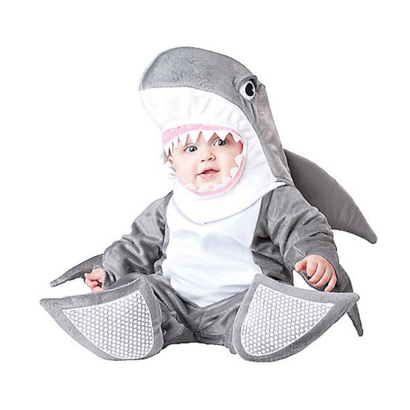 Baby rompers kleding voor pasgeborenen winter haaienkostuum voor meisjes jongens peuter dieren jumpsuit dieren babykleding pyjama's