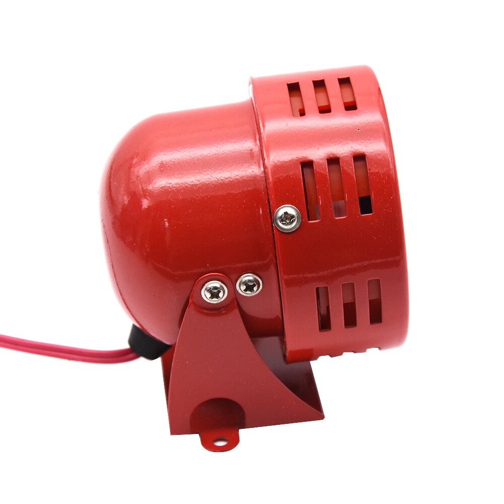 RED Air Raid Siren Horn Alarm 110dB Driven Air Raid Siren Horn Alarm Loud Air Horn for Car Boat Truck Speaker