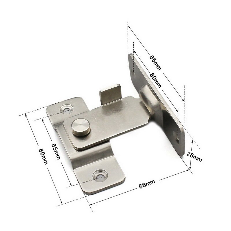 90 Degree Right Angle Doors Window Cabinet Buckle Bolt Sliding Lock for Door Lock Latch Hasp Bending Latch Barrel Bolt: type1