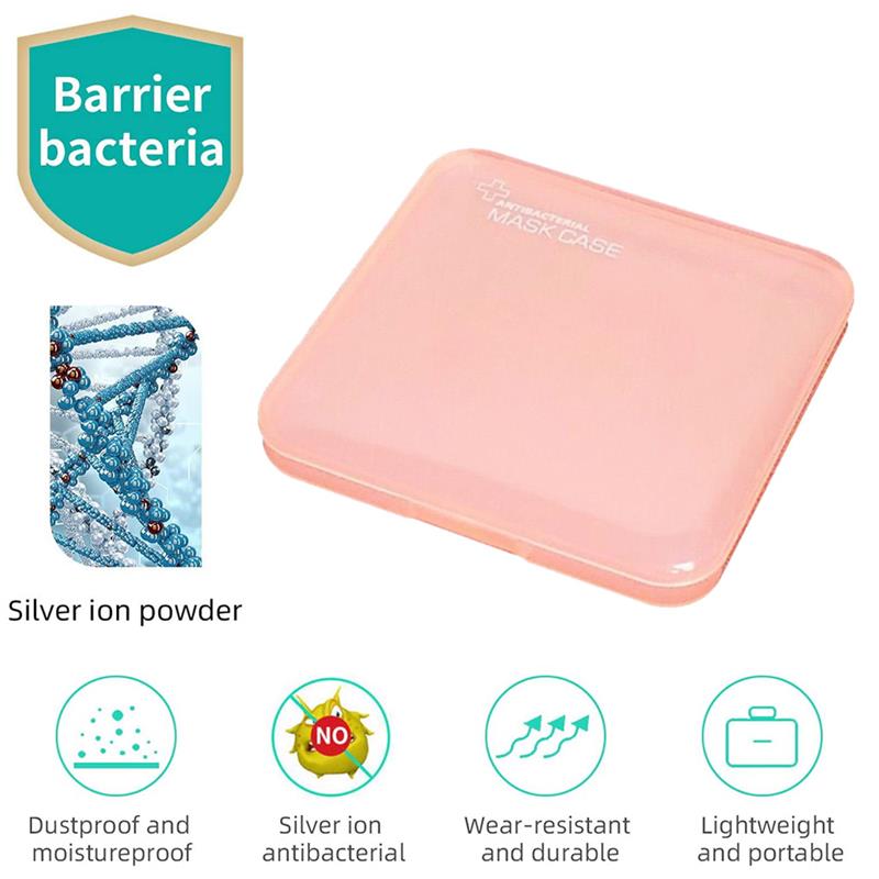 Portable Mask Case Household Moisture-proof Mask Box Go out Dustproof Storage Mask Container Organizer Holder