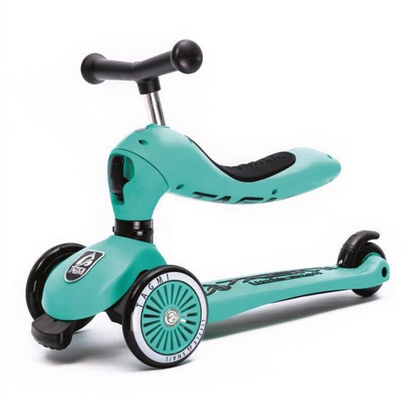 Tagmi Kleine Slak Scooter Combo Een Sleutel Conversie Kinderen Drie Wiel Scooter Rijden Een Fiets Outdoor Fun Sport