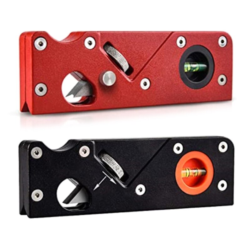 Chamfer Plane for Wood,Woodworking Edge Corner Flattening Tool,for Quick Edge Trimming and Chamfering 425C