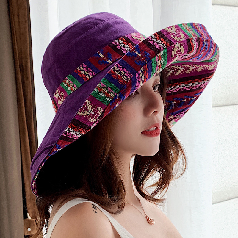 Rubyvicky lente zomerhoed dameshoed voor dames zonnehoed opvouwbare japanse eenvoudige dames vissershoed