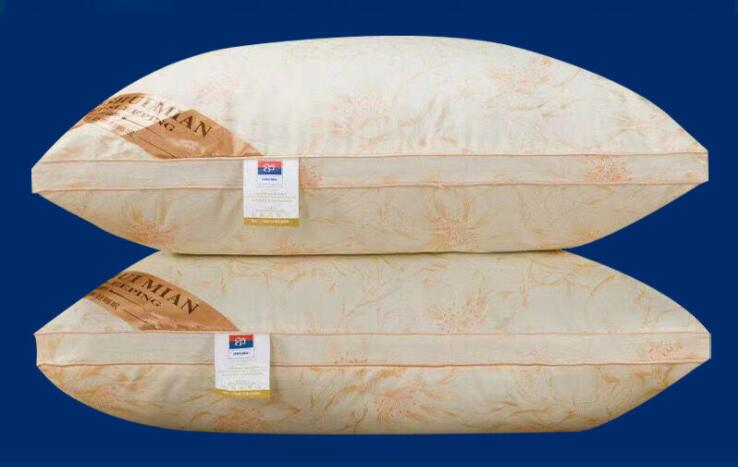 Nueva almohada alternativa blanca de 48x74 cm, almohada de 5 estrellas para Hotel, tela de microfibra, ropa de cama, cuello, almohadas suaves lavables para la salud, ropa de cama: color5