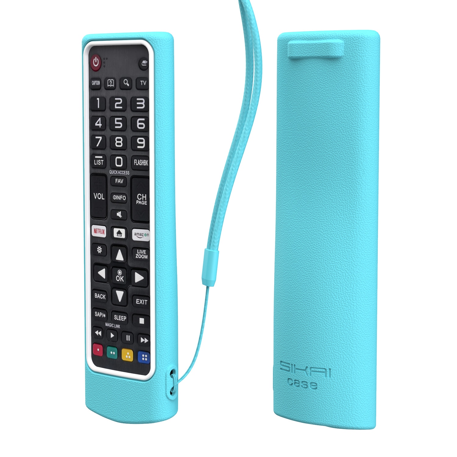 Sikai siliconen hoesje voor lg smart tv afstandsbediening akb 75095307 akb 75375604 akb 75675304 schokbestendige beschermhoes voor lg tv afstandsbediening