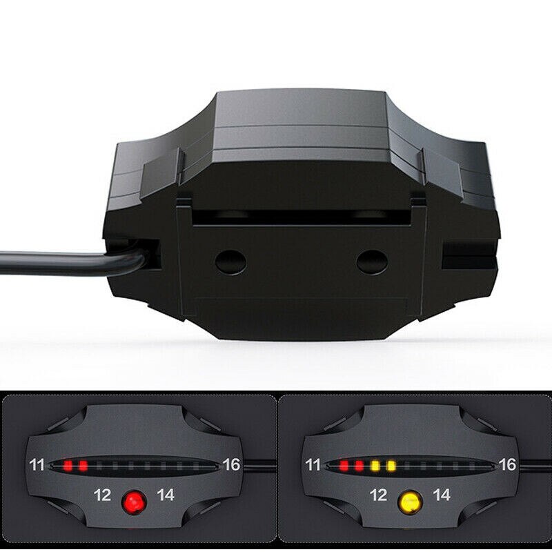 12V Motorcycle Volt Tester Accessories Digital LED Display Volt Tester