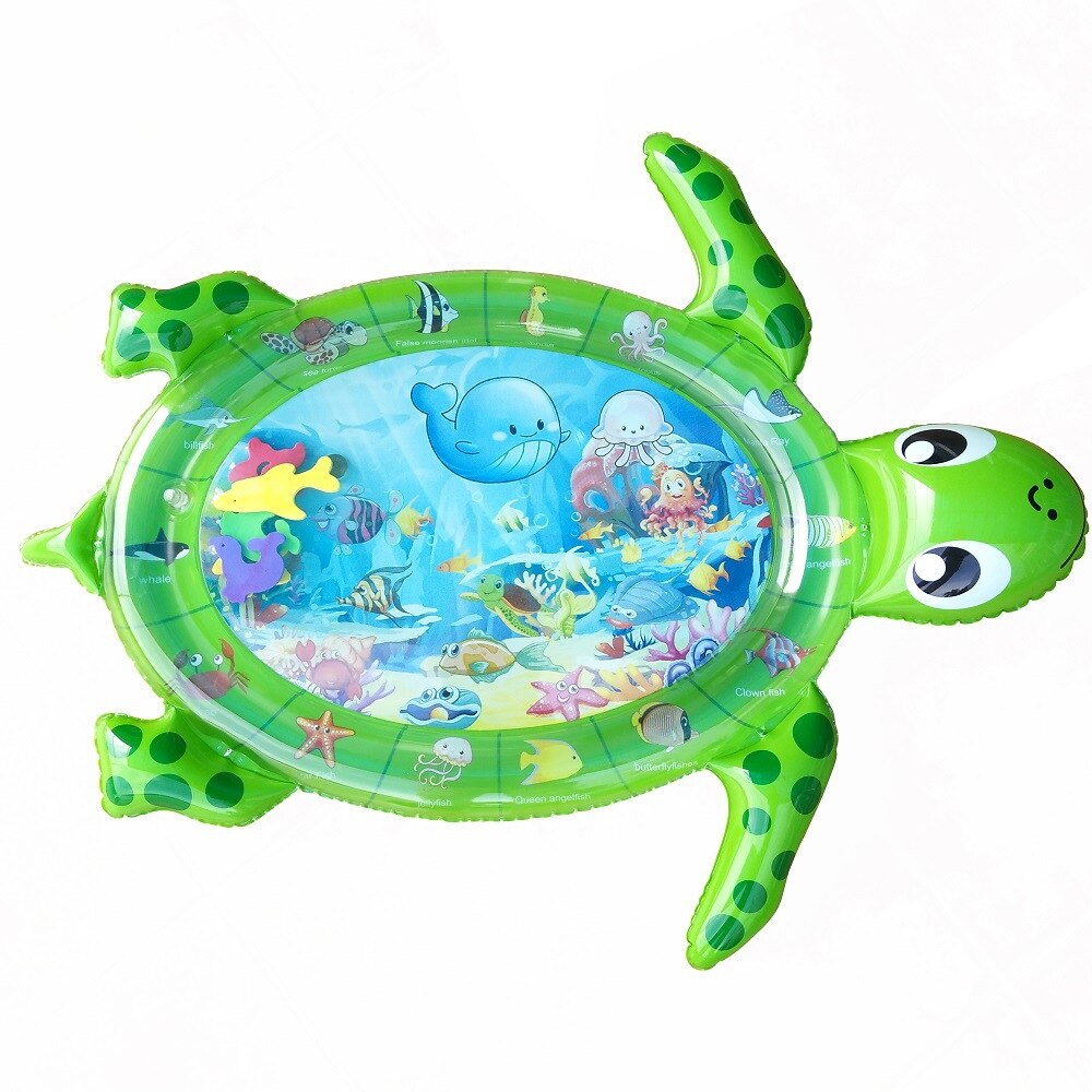 Tapis d&#39;eau gonflable pour bébé, tapis de jeu pour bébé, coussin rampant, jouets de plage et de piscine