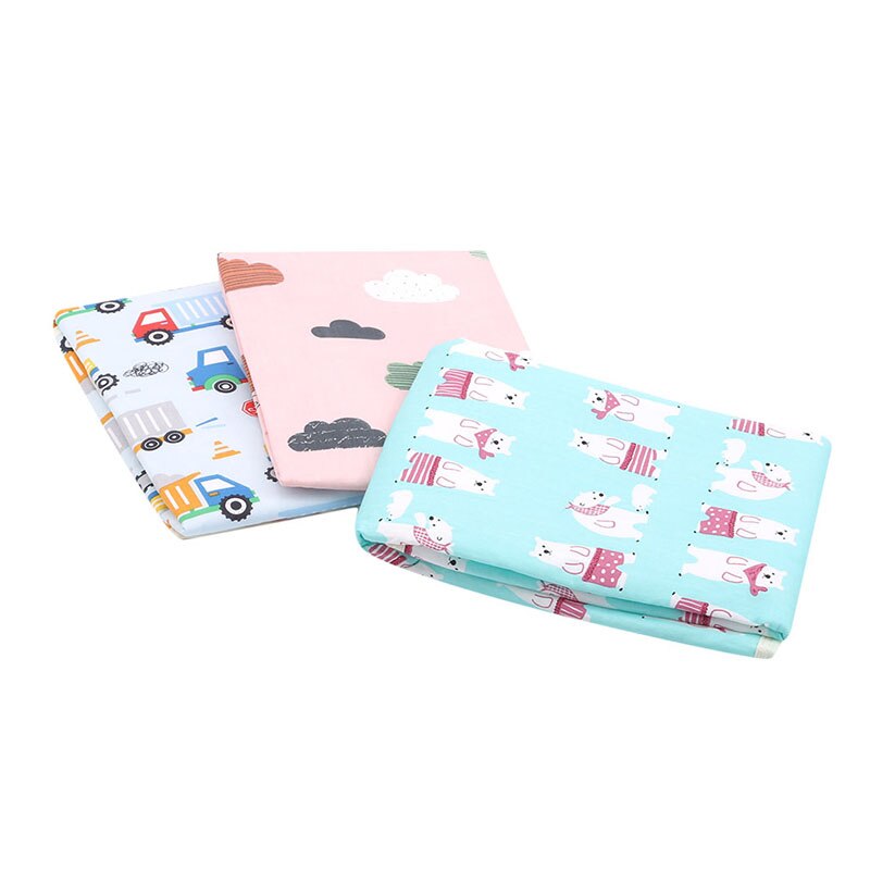 70 * 50Cm Baby Changing Mat Cartoon Cotton Waterproof Sheet Baby Changing Pad Table Diapers Urinal Game Play Baby Mattress
