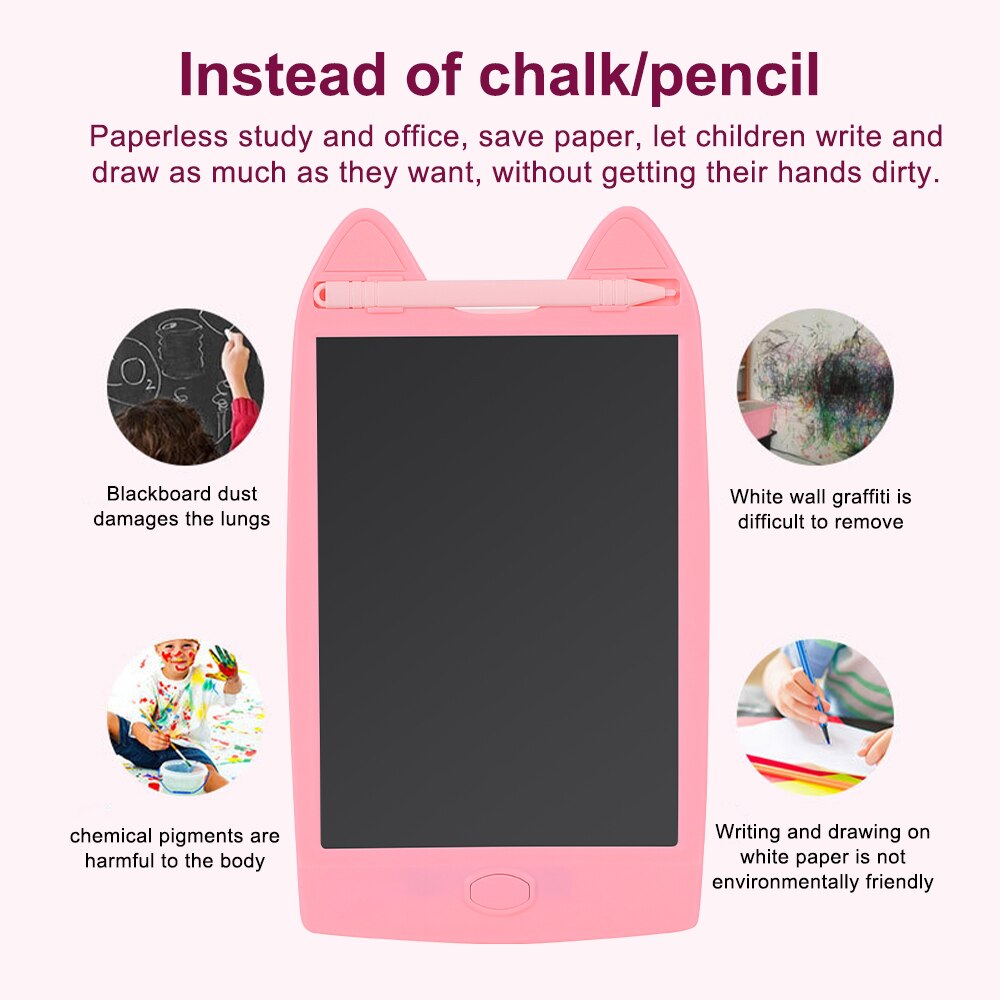8.5 Inch Smart LCD Writing Tablet Electronic Notepad Drawing Graphics Monochrome Handwriting Pad Board With Colorful Display