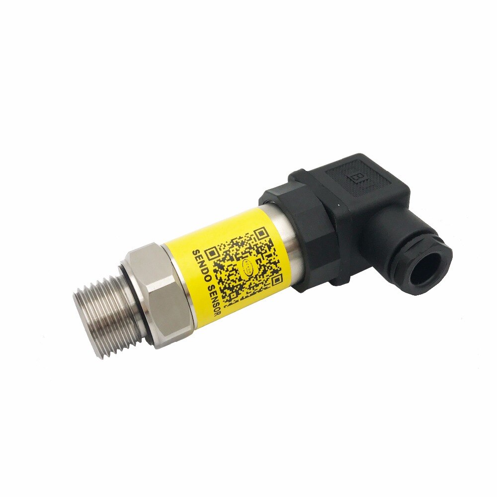 pressure sensor transmitter 4-20mA, gauge pressure 0 to 4 bar, 0 to 400kpa, 0 to 0.4mpa, din 43650 + g 1/2 male thread connector