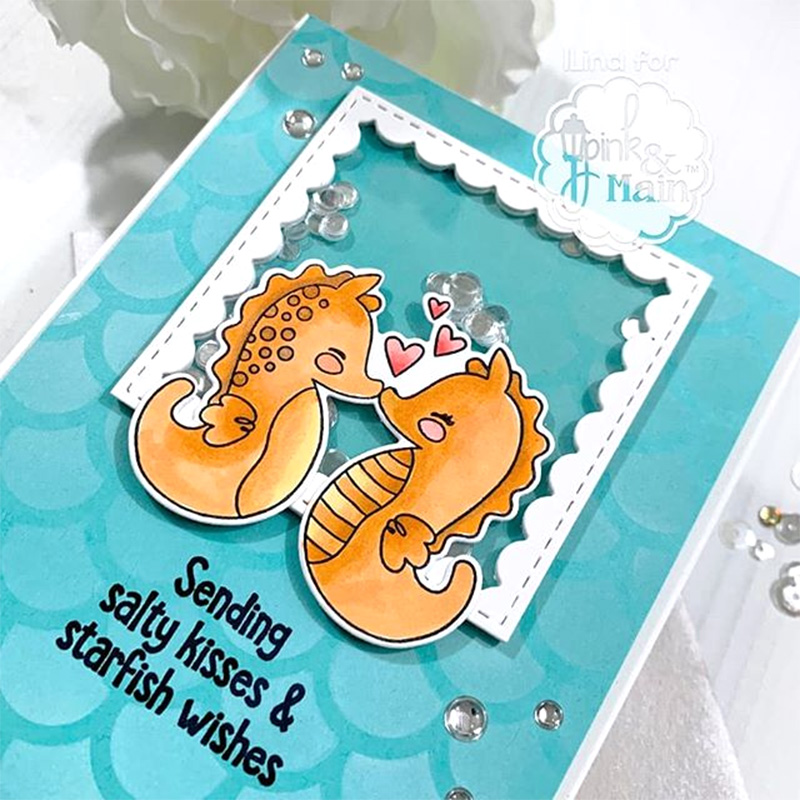 Square scallop frame Metal Cutting Dies for DIY Scrapbooking Photo Album Decorative Embossing Paper Card Crafts Die Cut