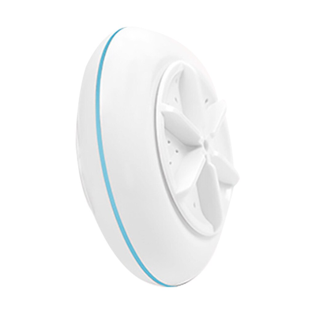 Mini Washing Machine Portable Turbine Sterilization Removes Dirt Washer Christmas Dishwasher travel goods Home Decoration: Blue 