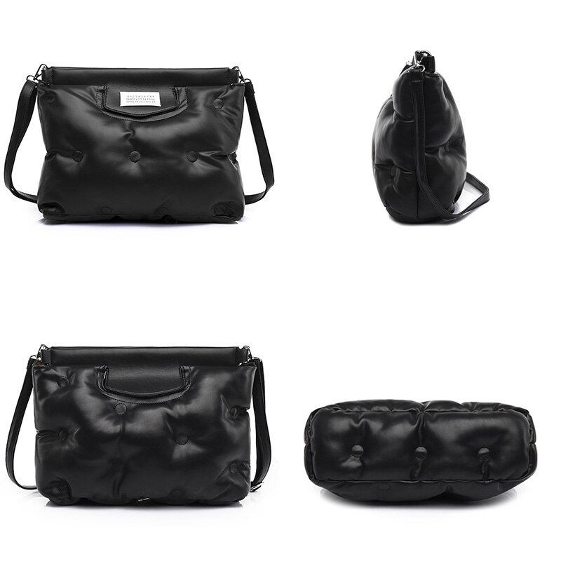OLSITTI – Sac à bandoulière en velours pour femmes, fourre-tout de couleur unie, grande capacité, hiver