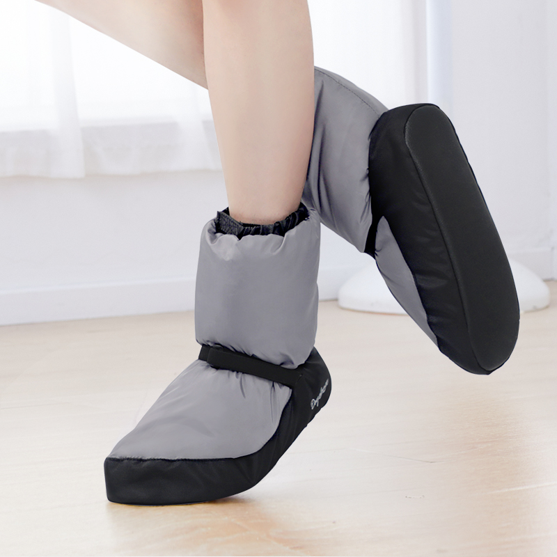 Zapatos de Ballet para mujer, botines de calentamiento, zapatos de baile nacionales, botas de baile de invierno, botas de bailarina antideslizantes cálidas, zapatos de entrenamiento