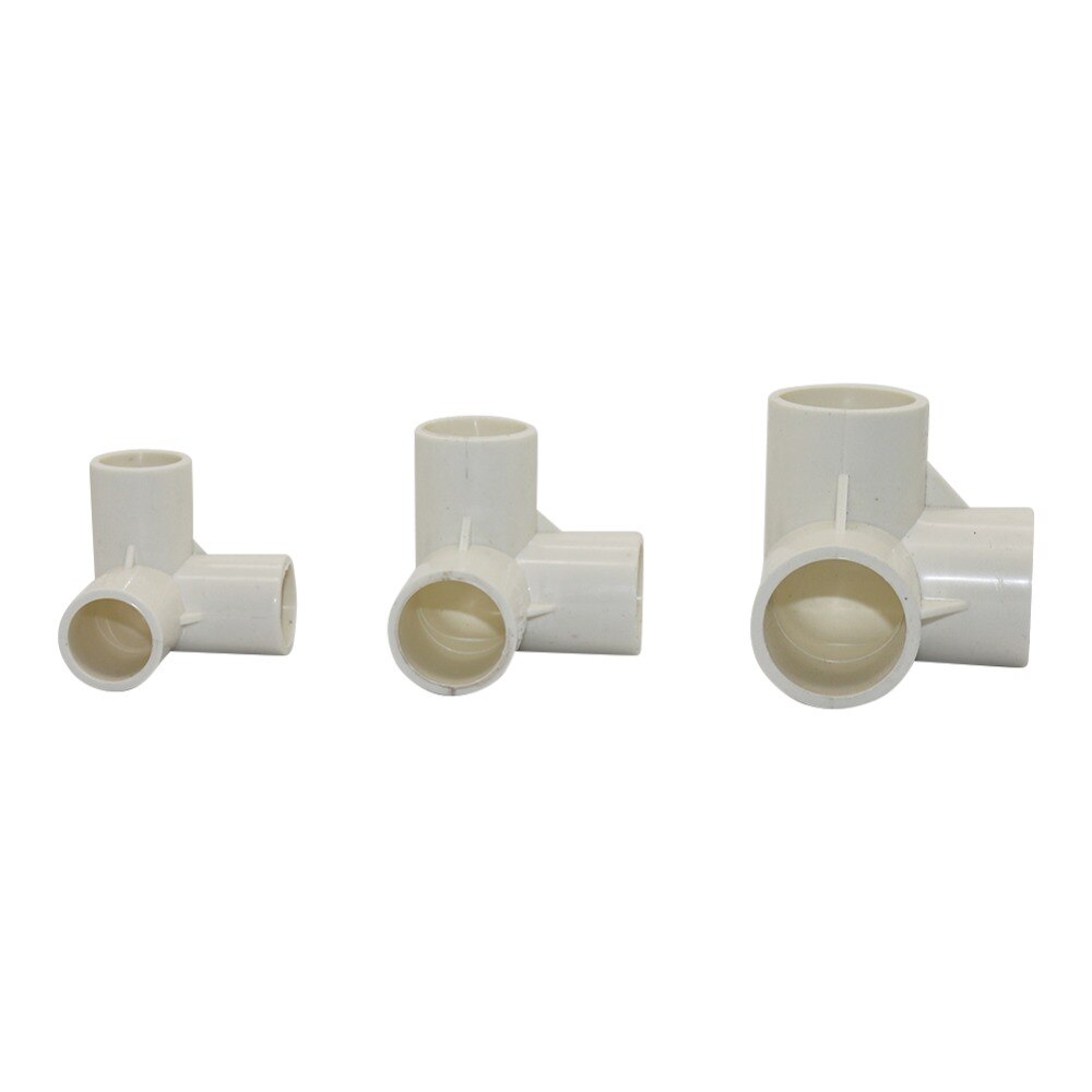 Średnica wewnętrzna 20/25/32mm z PVC 3-drogę robić złącze węża ogrodowego z tworzywa sztucznego nawadniania kropelkowego armatura trójwymiarowy koszulki 1 Pc